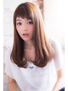新鮮なロング 前髪 アシメ 無料のヘアスタイル画像