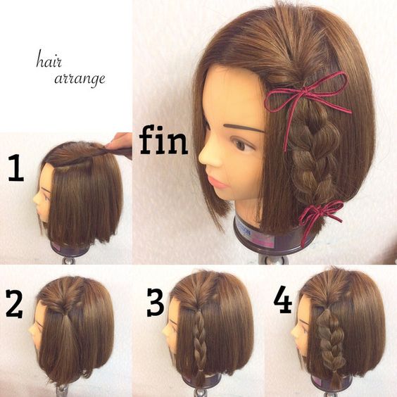 最新 短い前髪でも簡単に出来るヘアアレンジ１５選 編み込みやくるりんぱも